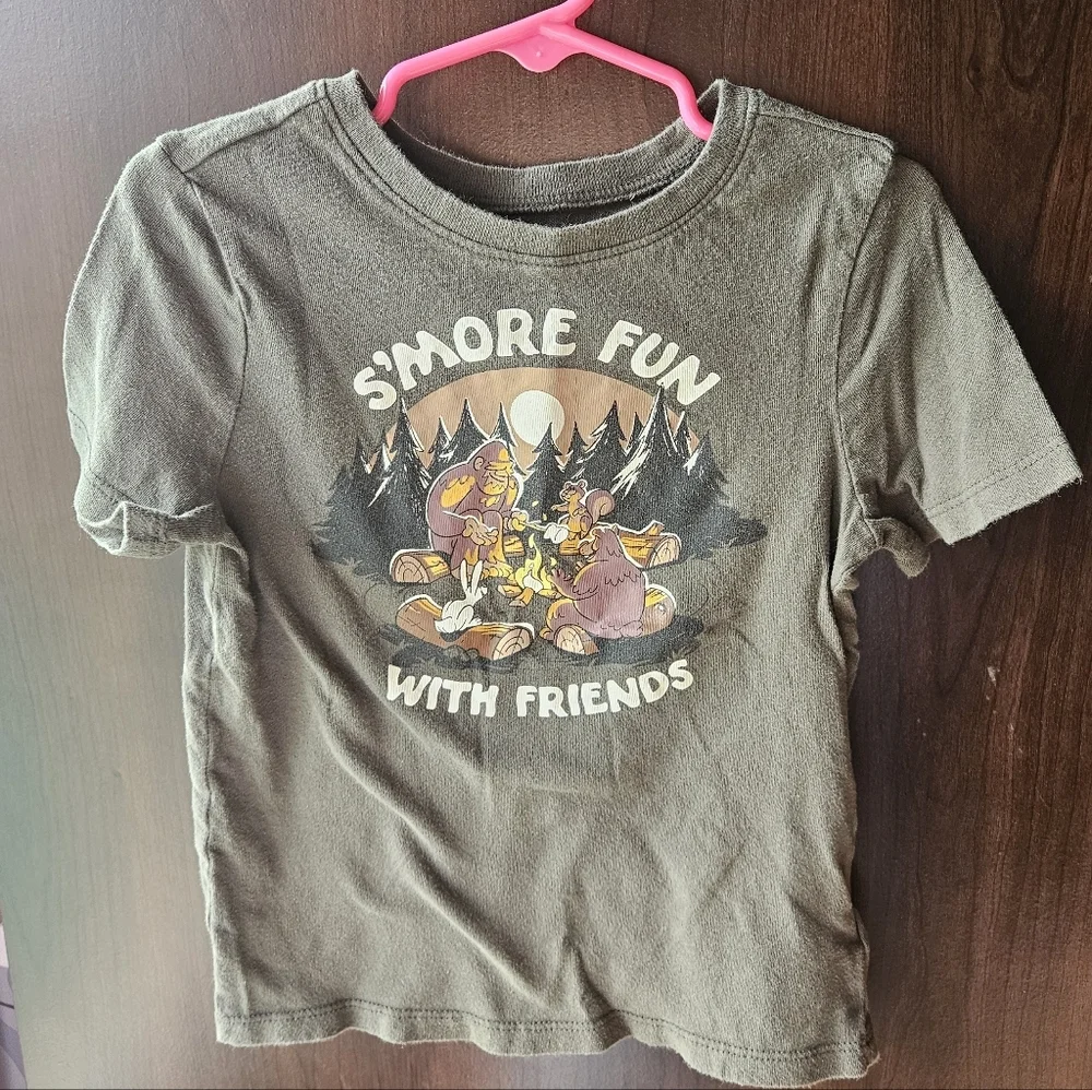 Old Navy Kids S'more Fun T-Shirt - Olive